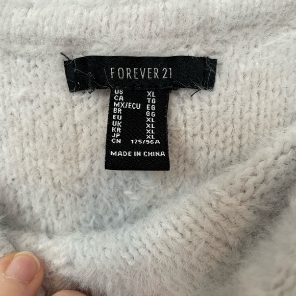 Forever 21 Off-Shoulder Sweater - white - Picture 3 of 7